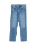 The Quiksilver Mens Regular Denim Jeans in Stone Iindigo