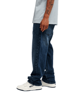 The Quiksilver Mens Regular Denim Jeans in Blue Black Used