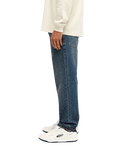 The Quiksilver Mens Straight Denim Jeans in Stone Dirty