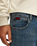 The Quiksilver Mens Straight Denim Jeans in Stone Dirty