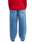 The Quiksilver Mens Baggy Denim Jeans in Stone Used