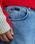The Quiksilver Mens Baggy Denim Jeans in Stone Used