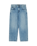 The Quiksilver Mens Baggy Denim Jeans in Stone Used