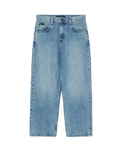 The Quiksilver Mens Baggy Denim Jeans in Stone Used