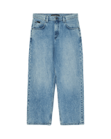 The Quiksilver Mens Baggy Denim Jeans in Stone Used