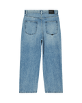 The Quiksilver Mens Baggy Denim Jeans in Stone Used