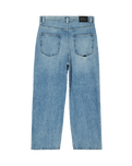 The Quiksilver Mens Baggy Denim Jeans in Stone Used