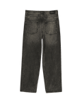 The Quiksilver Mens Relaxed Denim Jeans in Black Black Dirty