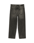 The Quiksilver Mens Relaxed Denim Jeans in Black Black Dirty