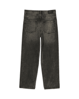 The Quiksilver Mens Relaxed Denim Jeans in Black Black Dirty
