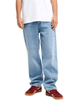 The Quiksilver Mens Relaxed Denim Jeans in Double Stone Used