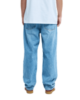 The Quiksilver Mens Relaxed Denim Jeans in Double Stone Used