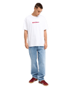 The Quiksilver Mens Relaxed Denim Jeans in Double Stone Used