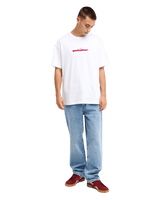 The Quiksilver Mens Relaxed Denim Jeans in Double Stone Used