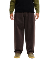 YG Baggy Denim Jeans in Black & Black Brown Tint