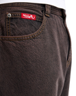 YG Baggy Denim Jeans in Black & Black Brown Tint