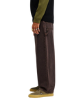 YG Baggy Denim Jeans in Black & Black Brown Tint