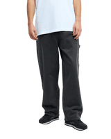 The Quiksilver Mens Baggy Denim Jeans in Black & Black Brown Tint