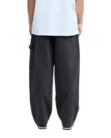 The Quiksilver Mens Baggy Denim Jeans in Black & Black Brown Tint