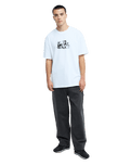 The Quiksilver Mens Baggy Denim Jeans in Black & Black Brown Tint