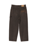 The Quiksilver Mens Baggy Denim Jeans in Black & Black Brown Tint
