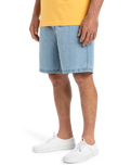 The Quiksilver Mens Taxer Denim Walkshorts in 2001 Stone Wash