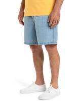The Quiksilver Mens Taxer Denim Walkshorts in 2001 Stone Wash