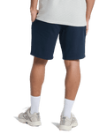 The Quiksilver Mens Basic Fleece Joggers Shorts in Dark Navy