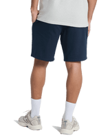 The Quiksilver Mens Basic Fleece Joggers Shorts in Dark Navy