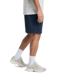 The Quiksilver Mens Basic Fleece Joggers Shorts in Dark Navy
