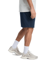 The Quiksilver Mens Basic Fleece Joggers Shorts in Dark Navy