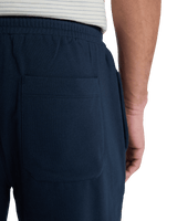 The Quiksilver Mens Basic Fleece Joggers Shorts in Dark Navy