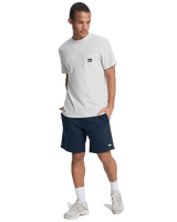 The Quiksilver Mens Basic Fleece Joggers Shorts in Dark Navy