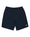 The Quiksilver Mens Basic Fleece Joggers Shorts in Dark Navy