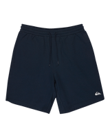 The Quiksilver Mens Basic Fleece Joggers Shorts in Dark Navy