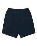 The Quiksilver Mens Basic Fleece Joggers Shorts in Dark Navy