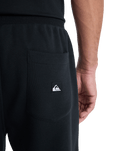 The Quiksilver Mens Salt Water Joggers in Black