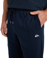 The Quiksilver Mens Basic Joggers in Navy Blazer