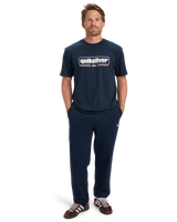 The Quiksilver Mens Basic Joggers in Navy Blazer