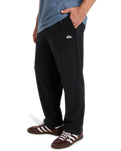 The Quiksilver Mens Basic Joggers in Black