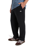 The Quiksilver Mens Basic Joggers in Black