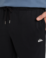 The Quiksilver Mens Basic Joggers in Black