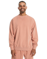 The Quiksilver Mens Natural Dye Sweatshirt in Canyon Clay