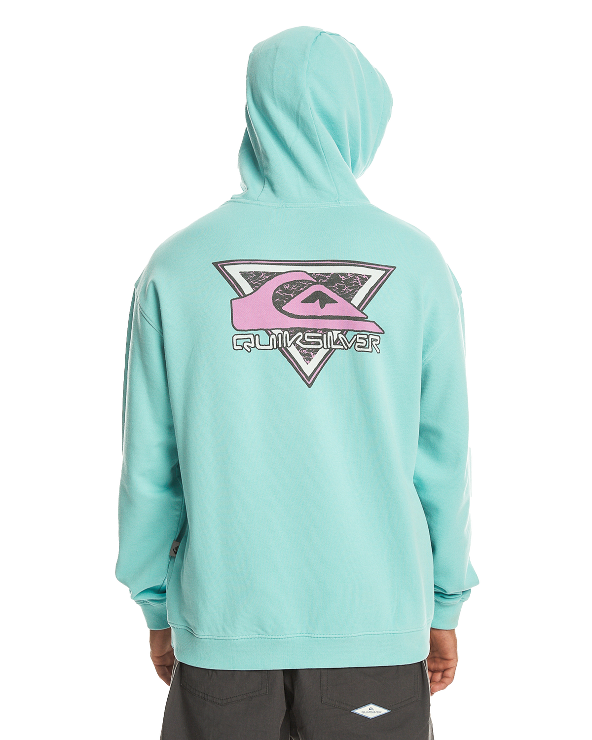 The Quiksilver Mens Apog Heritage Hoodie in Marine Blue