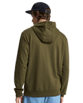 The Quiksilver Mens Basic Hoodie in Grape Leaf
