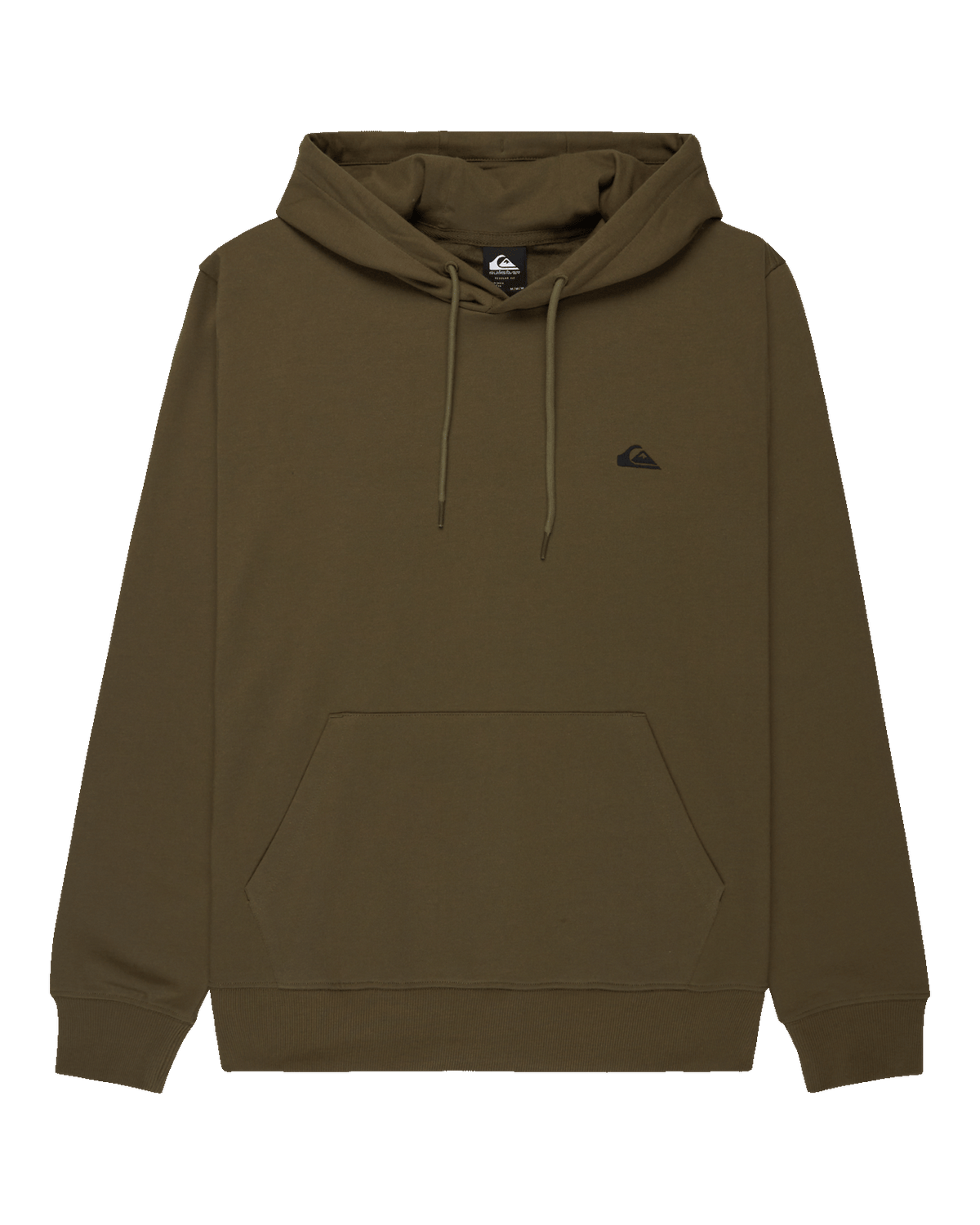 The Quiksilver Mens Basic Hoodie in Grape Leaf