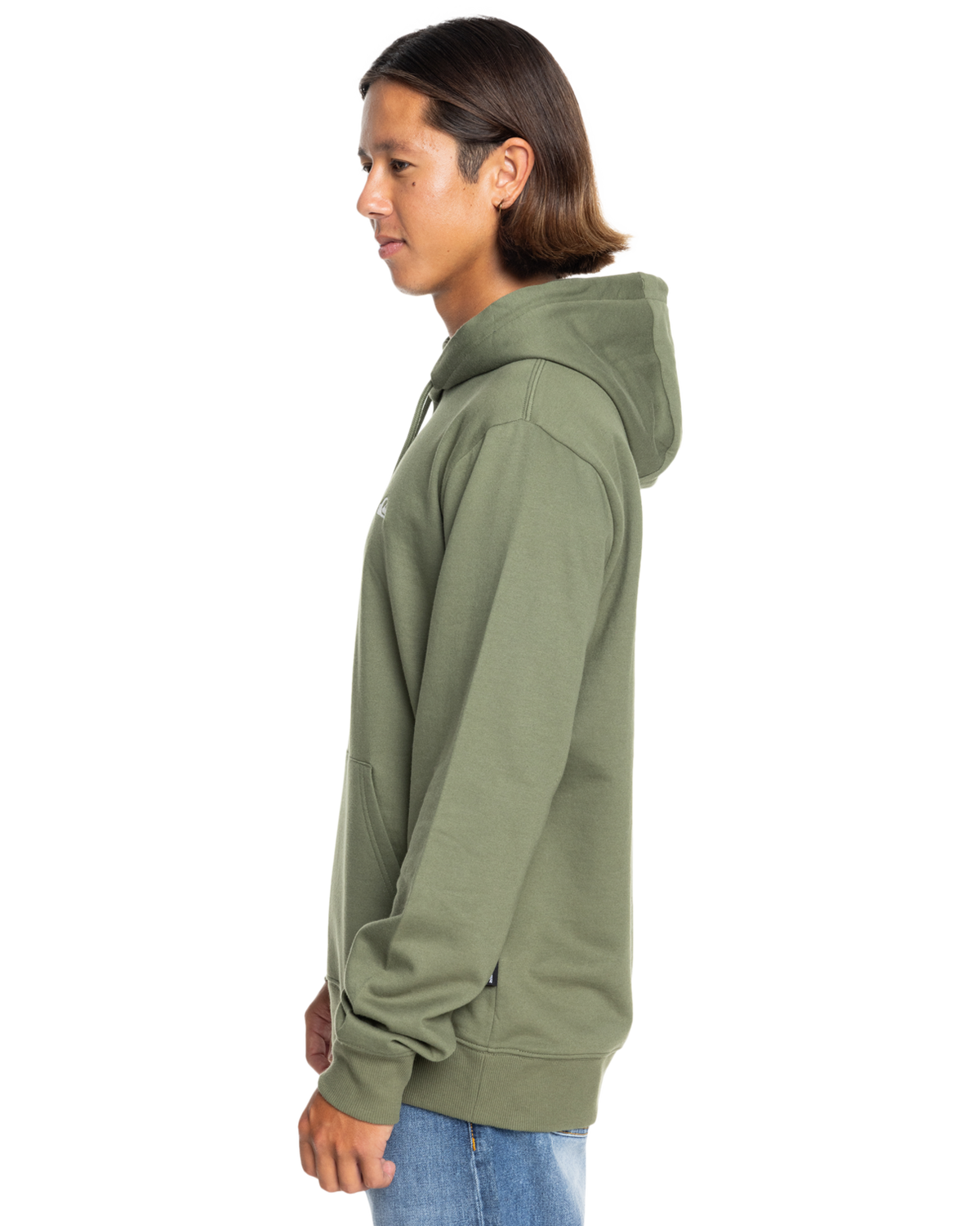 The Quiksilver Mens Basic Hoodie in Four Leaf Clover