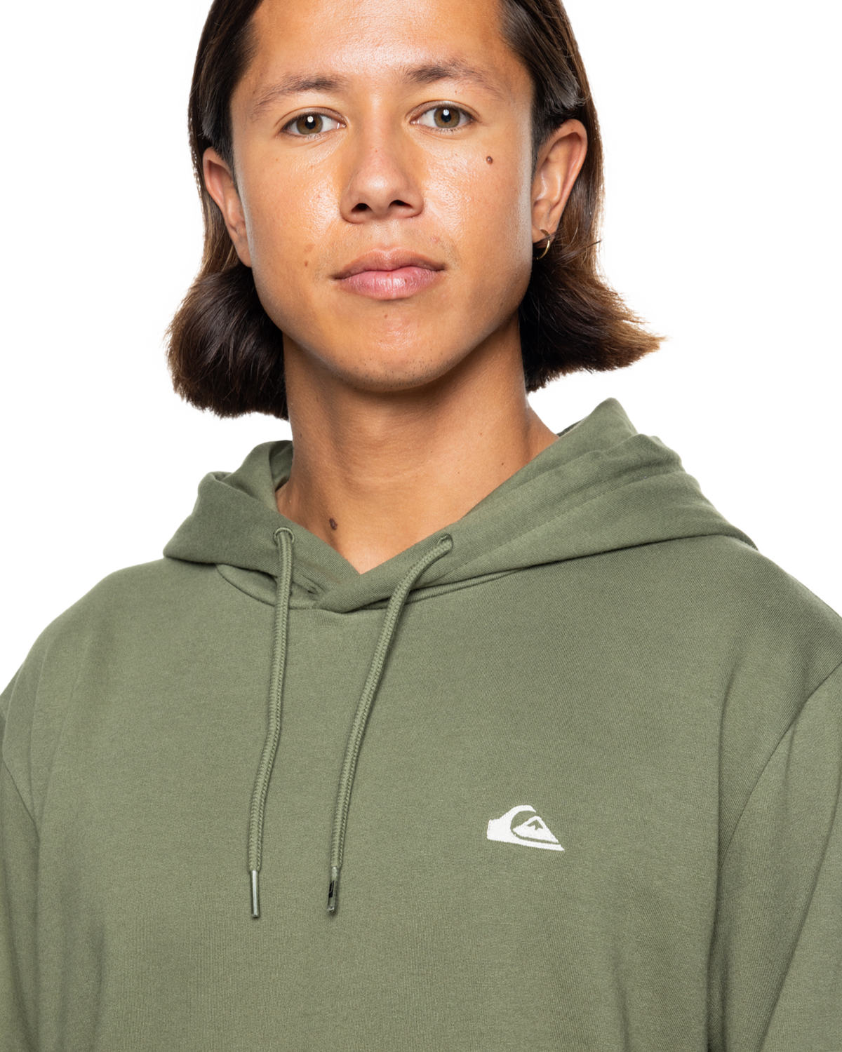 The Quiksilver Mens Basic Hoodie in Four Leaf Clover