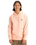 The Quiksilver Mens Basic Hoodie in Peach Parfait