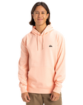 The Quiksilver Mens Basic Hoodie in Peach Parfait